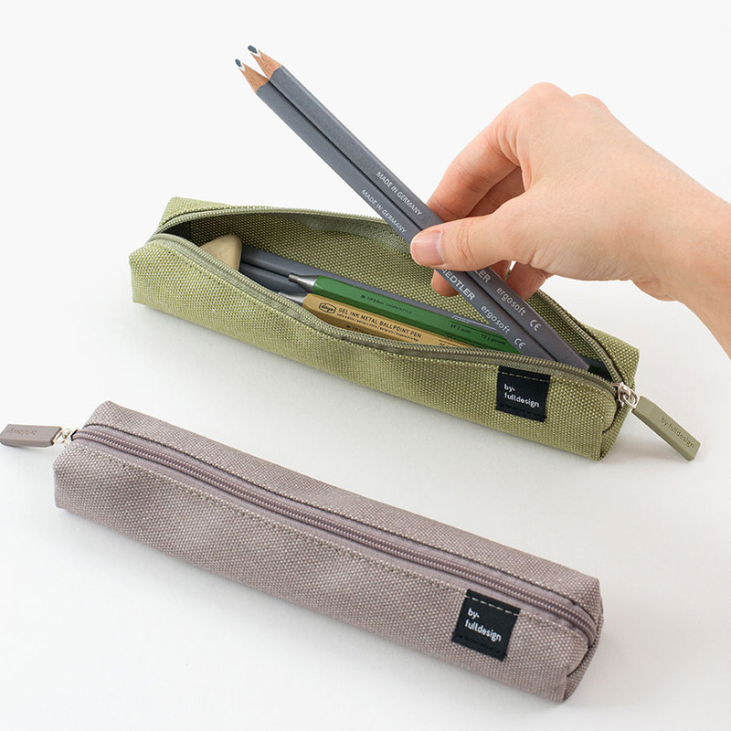 Slim Design - Byfulldesign Single Zipper Pencil Case