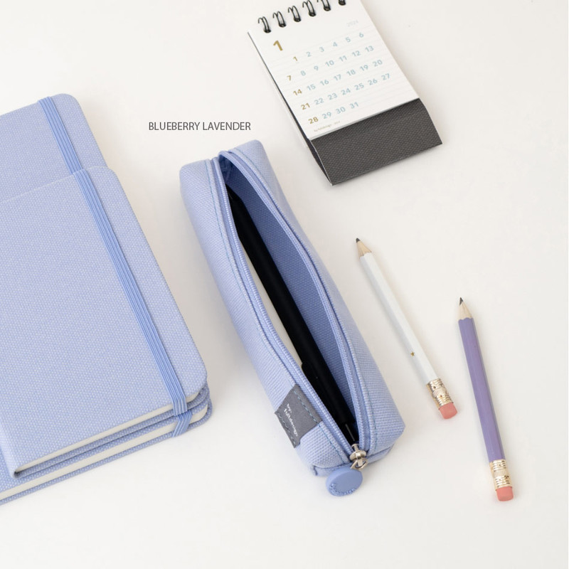Blueberry lavender - Byfulldesign Small Slim Single Pencil Case