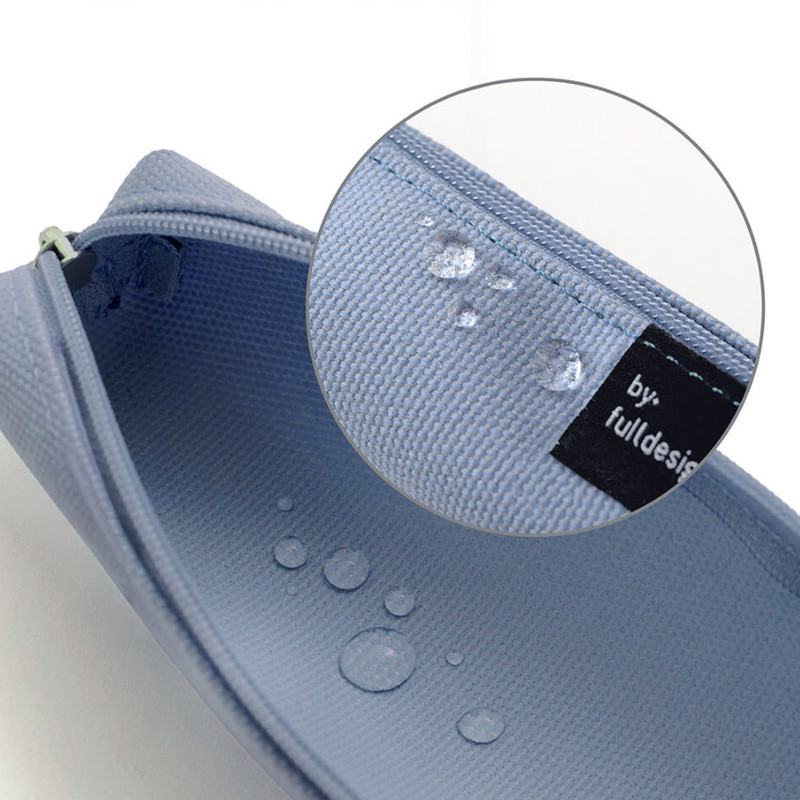 Water-Resistant - Byfulldesign Semi Single Zipper Pencil Case