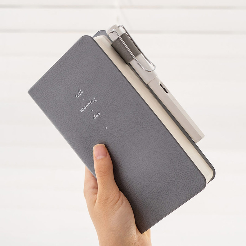 Silver gray - Byfulldesign Vegan Leather Multi Pen Holder Silver gray - Byfulldesign Vegan Leather Multi Pen Holder