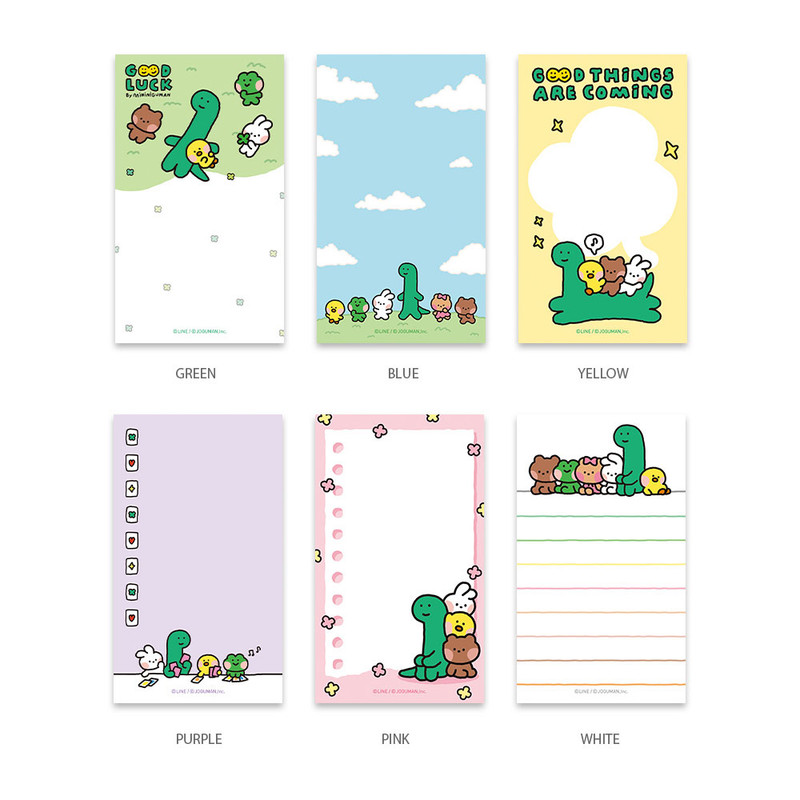 Line Friends Joguman Writing Notepad Line Friends Joguman Writing Notepad