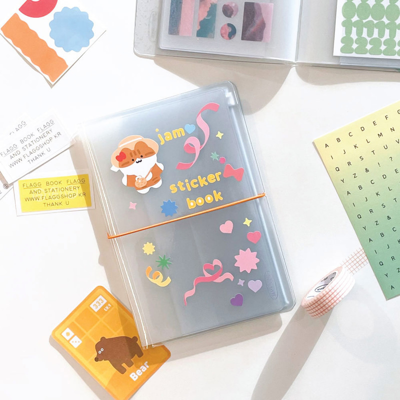 Jam Studio Sticker Storage Book Collecting Album Jam Studio Sticker Storage Book Collecting Album