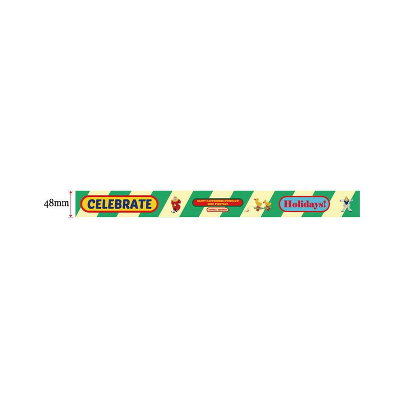 detail of Universal Condition Celebrate Toy Packing Cellophane Tape