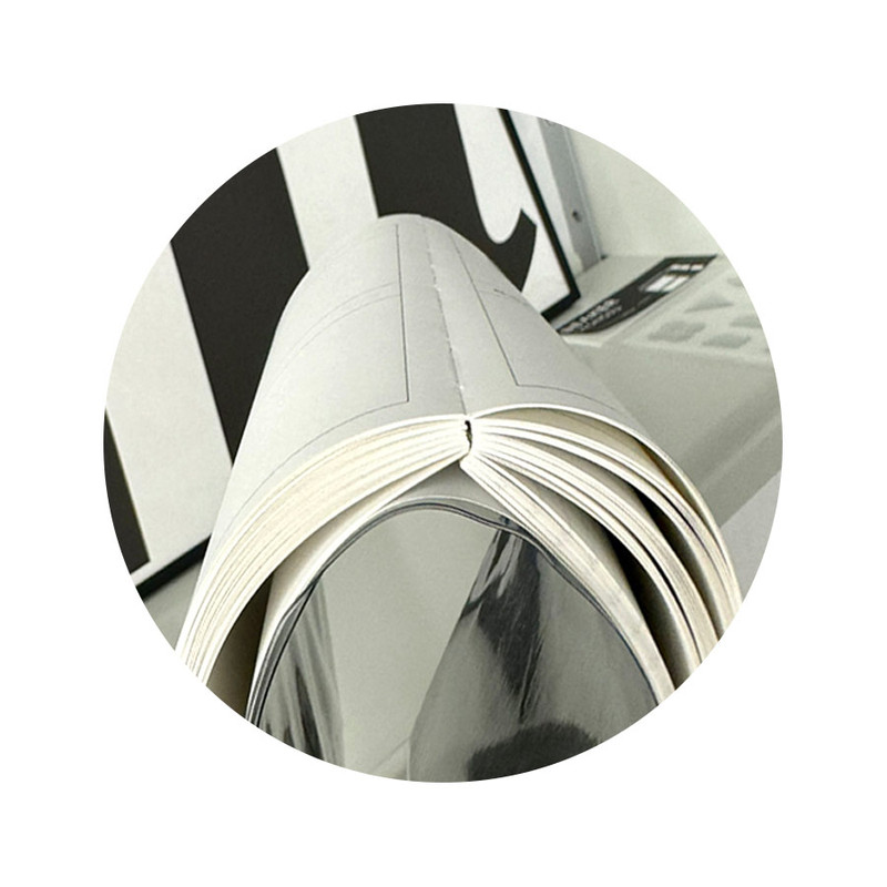 opens flat - Second Mansion Poetry Square Undated Weekly Diary Planner 