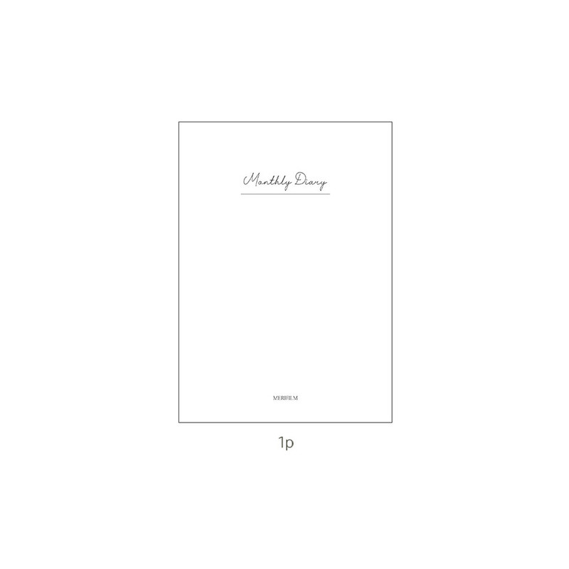 Intro - Meri Film Portugal Undated Monthly Diary Planner  Intro - Meri Film Portugal Undated Monthly Diary Planner