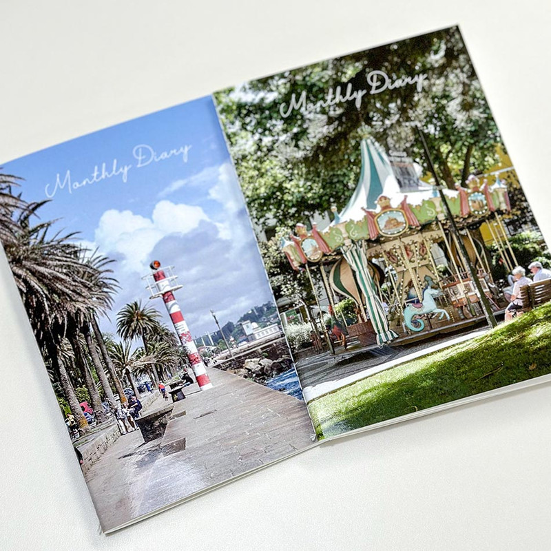 Meri Film Portugal Undated Monthly Diary Planner  Meri Film Portugal Undated Monthly Diary Planner