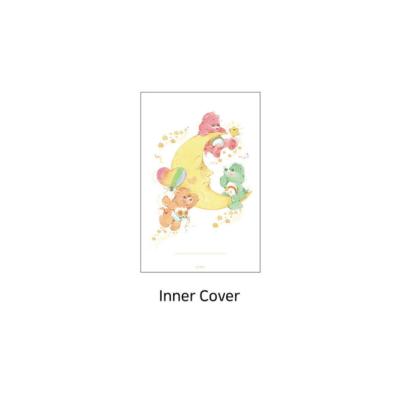 Cover - 2024 Watercolor Care Bears Weekly Dated Diary Planner