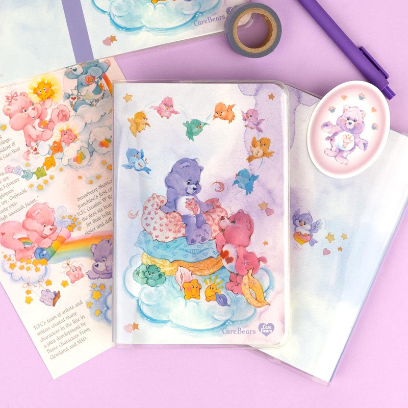 Share bear - 2024 Watercolor Care Bears Weekly Dated Diary Planner
