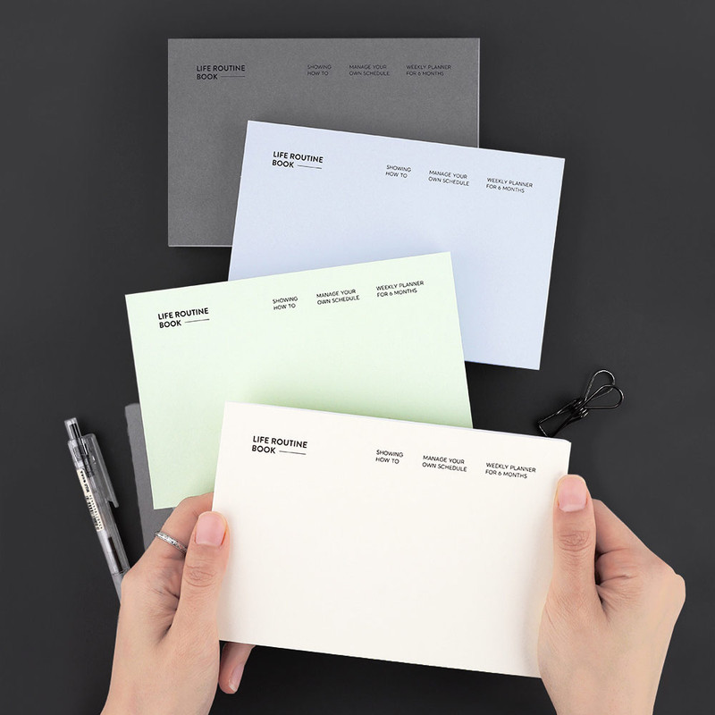 Dash And Dot Life Routine Undated Weekly Diary Planner 