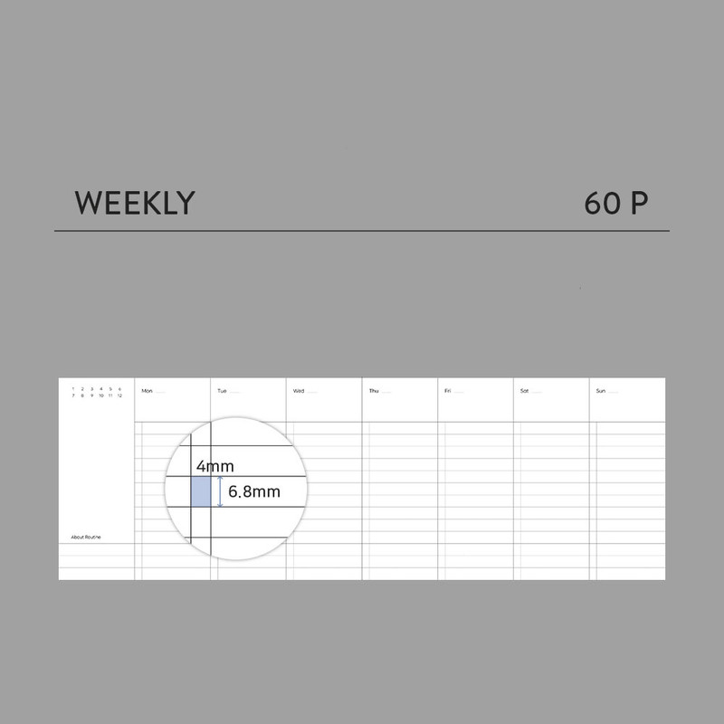 weekly plan - Dash And Dot Life Routine Undated Weekly Diary Planner 
