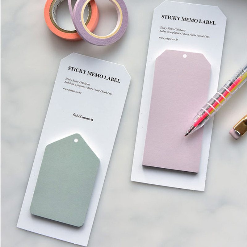 Plepic Collector Label Sticky Memo Notepads Plepic Collector Label Sticky Memo Notepads