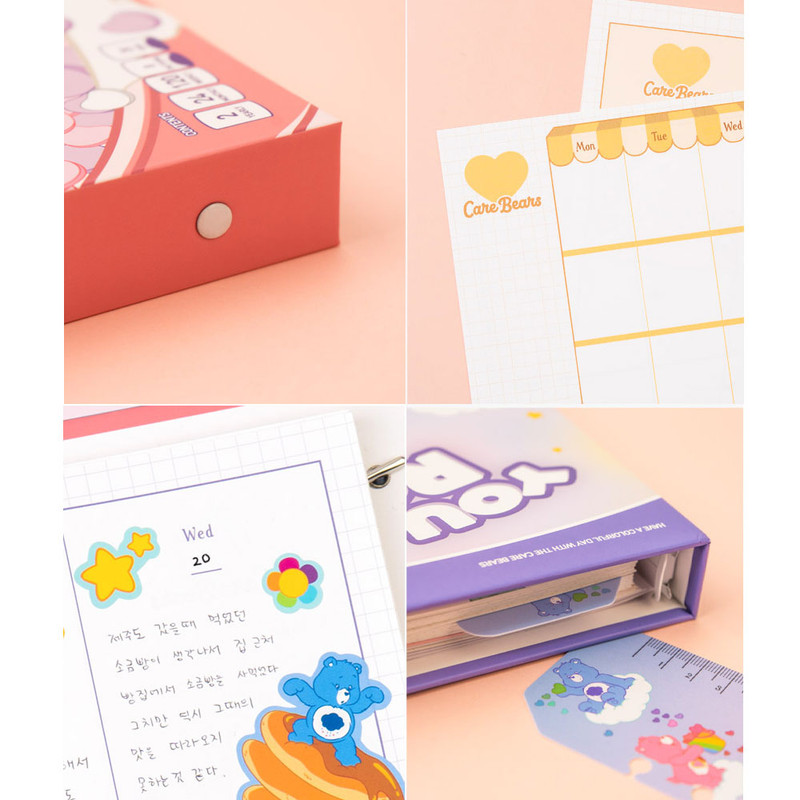 Detail of Card Bears 6-Ring Hardcover A5 Undated Diary Detail of Card Bears 6-Ring Hardcover A5 Undated Diary