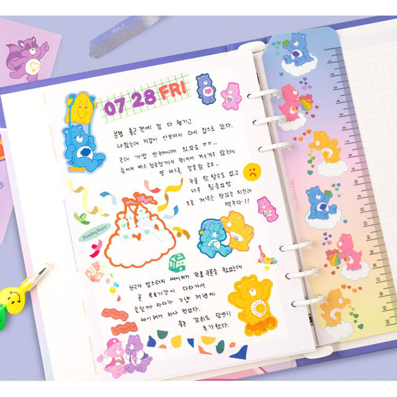 Card Bears 6-Ring Hardcover A5 Undated Diary Card Bears 6-Ring Hardcover A5 Undated Diary