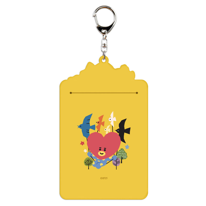 Back - BT21 TATA Photo Holder with Key Ring Back - BT21 TATA Photo Holder with Key Ring