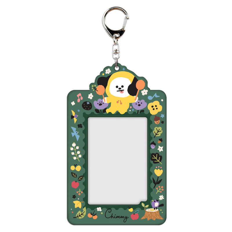 Front - BT21 Chimmy Photo Holder with Key Ring