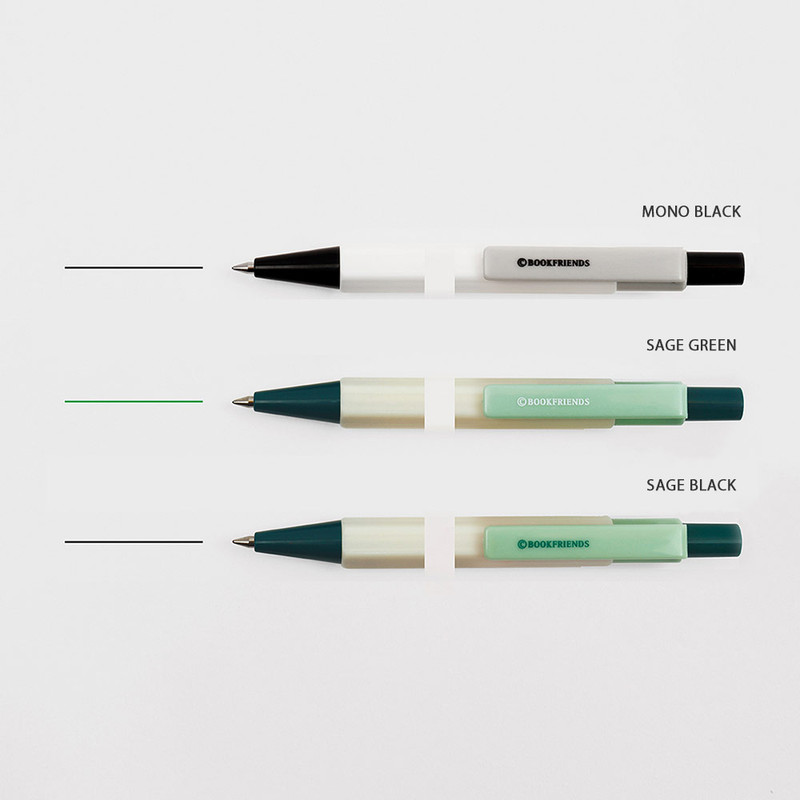 Ink color - Bookfriends Color Block Hexagon Gel Pen