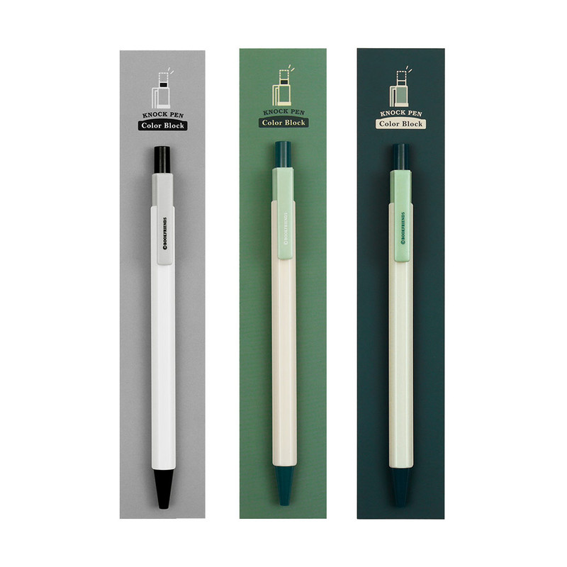 Bookfriends Color Block Hexagon Gel Pen