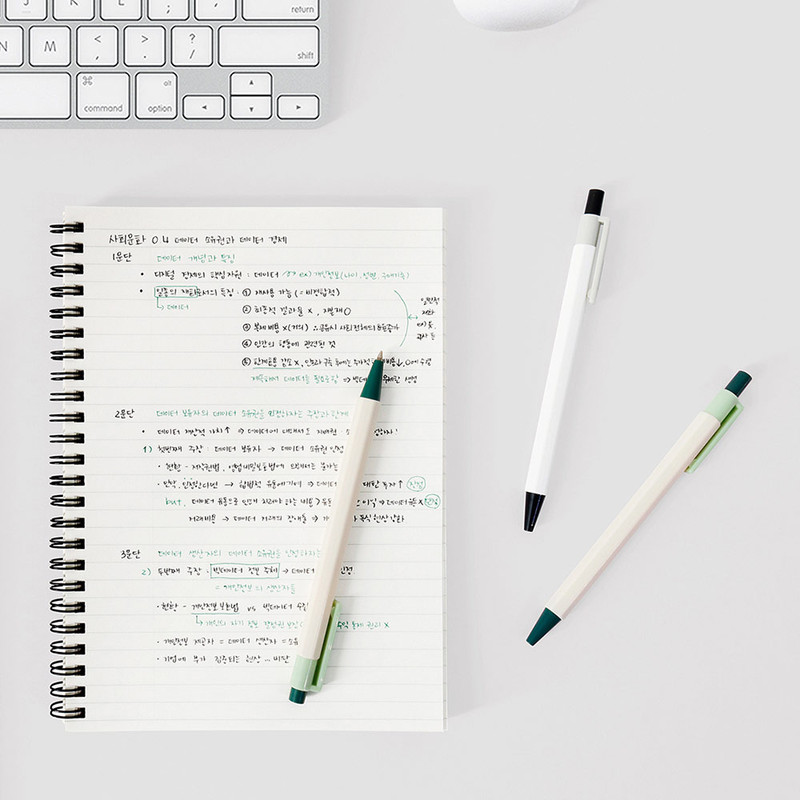 Usage example - Bookfriends Color Block Hexagon Gel Pen