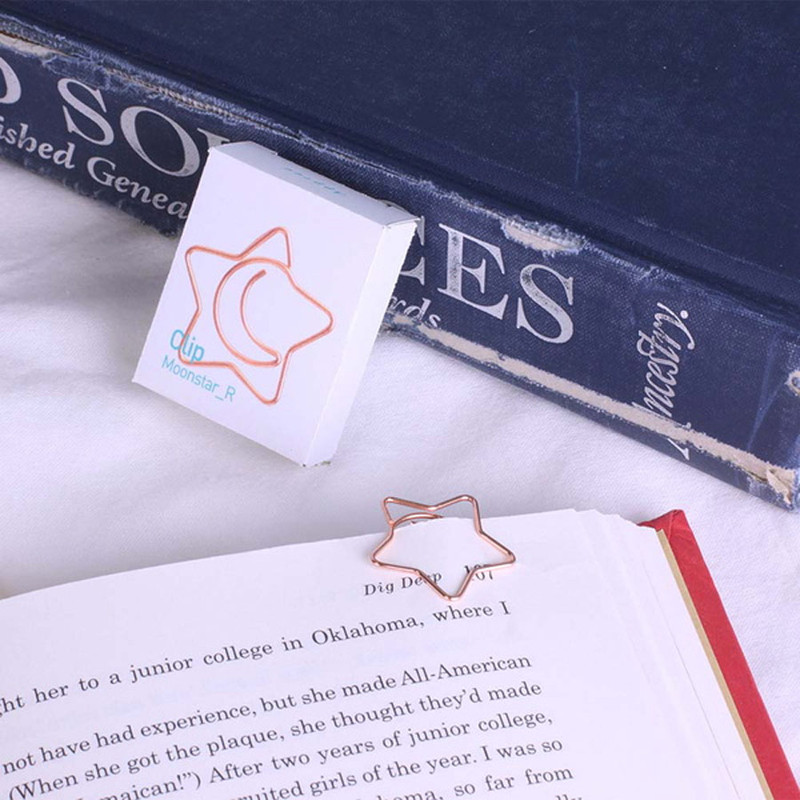 Usage example of Appree Rose Gold Moon Star Metal Clip Pack Usage example of Appree Rose Gold Moon Star Metal Clip Pack