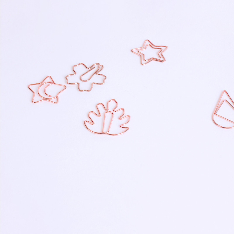 Appree Rose Gold Leaf Metal Clip Pack Appree Rose Gold Leaf Metal Clip Pack