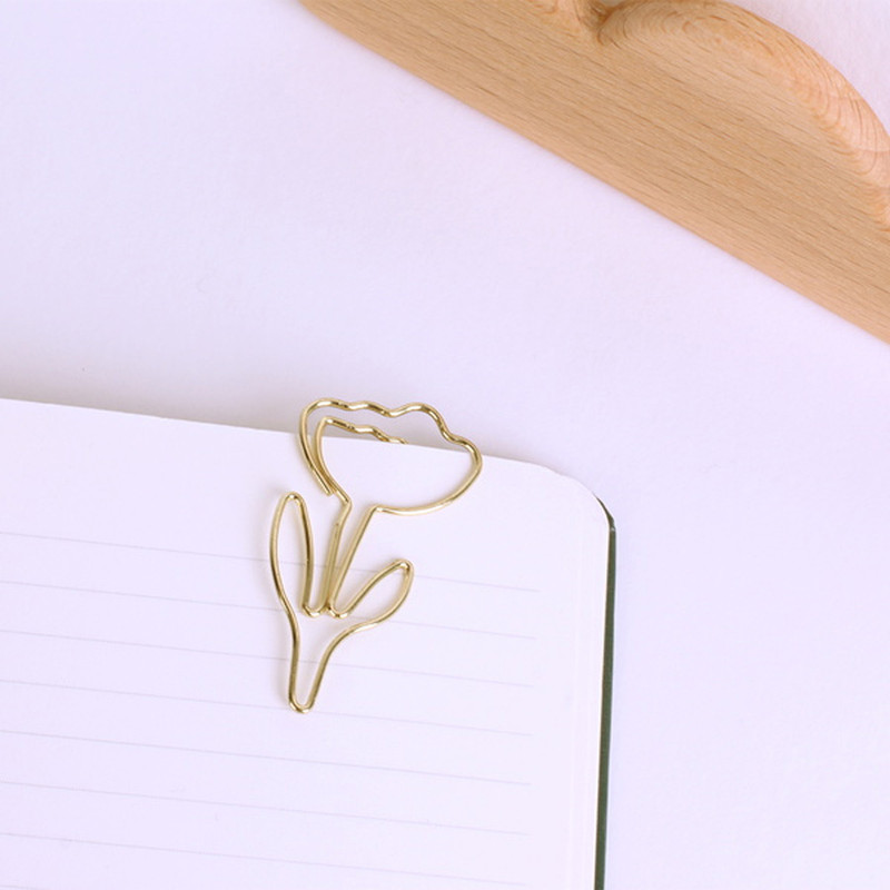 usage example of Appree Gold Tulip Metal Clip Pack