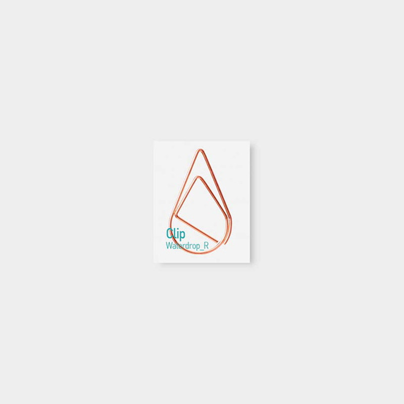 Appree Rose Gold Water Drop  Metal Clip Pack