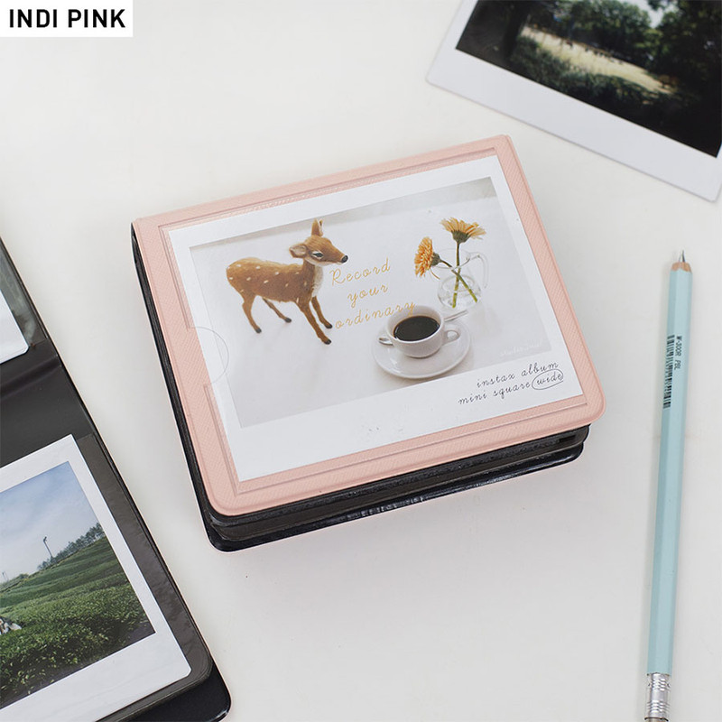 Indi pink - 2NUL Pocket Slip in Photo Album for Instax Wide Indi pink - 2NUL Pocket Slip in Photo Album for Instax Wide