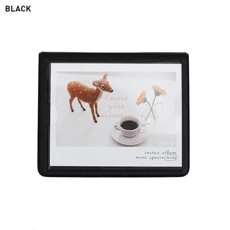 Black - 2NUL Pocket Slip in Photo Album for Instax Wide Black - 2NUL Pocket Slip in Photo Album for Instax Wide