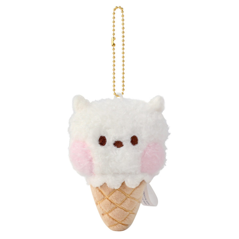 BT21 Minini RJ Ice Cream Plush Keyring Keyclip