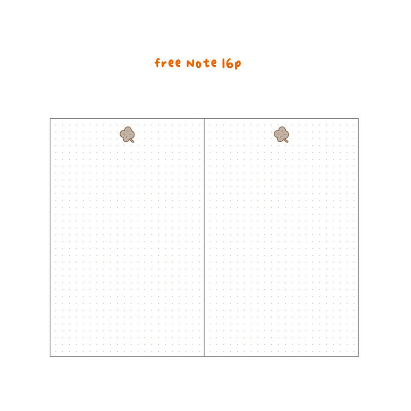 free note - O-Check Best Wish 100 Days Dateless Daily Planner 