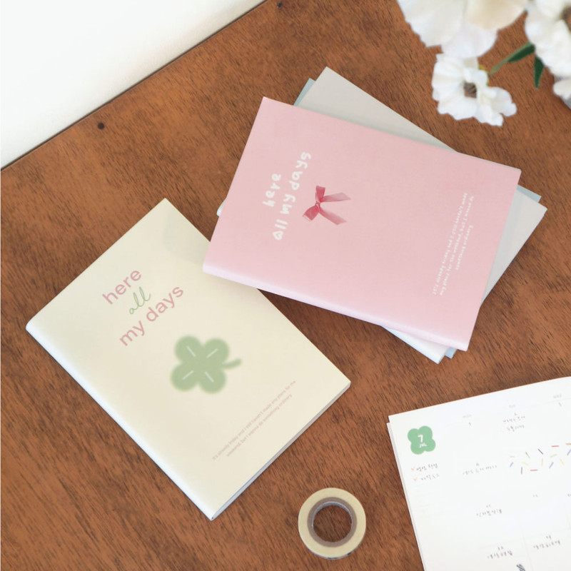 O-Check Here All My Days Dateless Weekly Diary Planner 