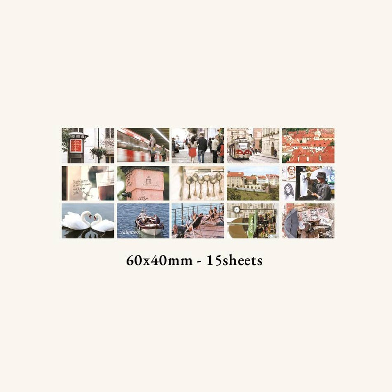 6 X 4cm - Praha Mind Travel Photo Sticker Pack 6 X 4cm - Praha Mind Travel Photo Sticker Pack