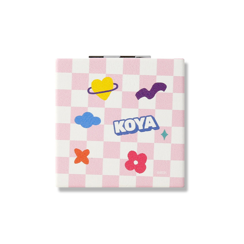 Back of BT21 Compact Koya Double Sided Makeup Mirror Back of BT21 Compact Koya Double Sided Makeup Mirror