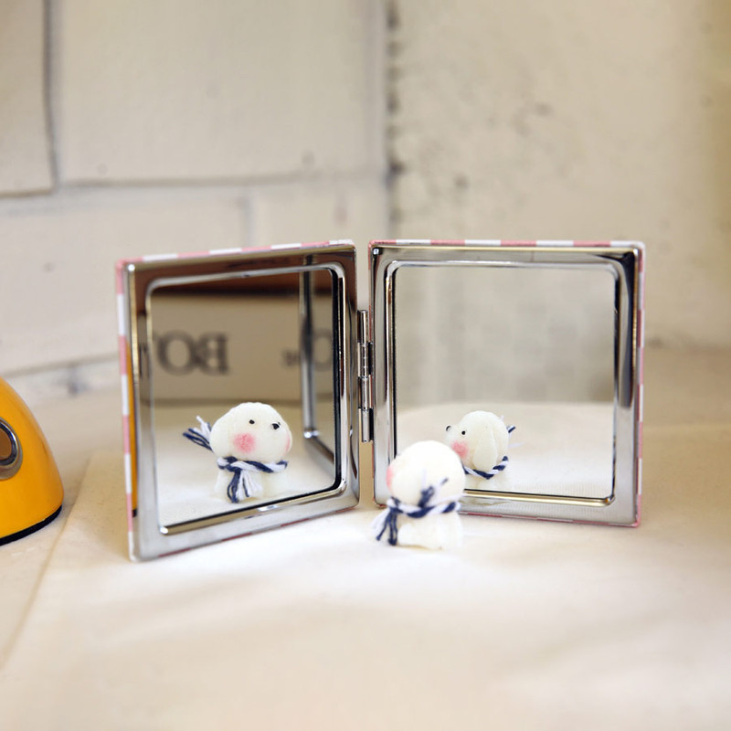 BT21 Compact TATA Double Sided Makeup Mirror