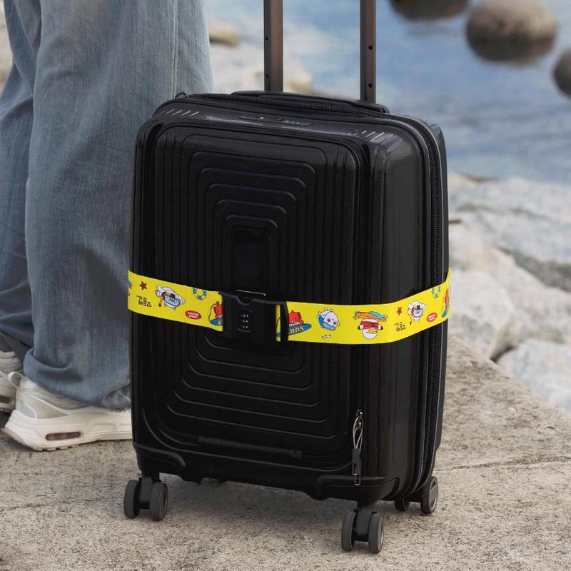 Ggo deung o luggage strap with lock