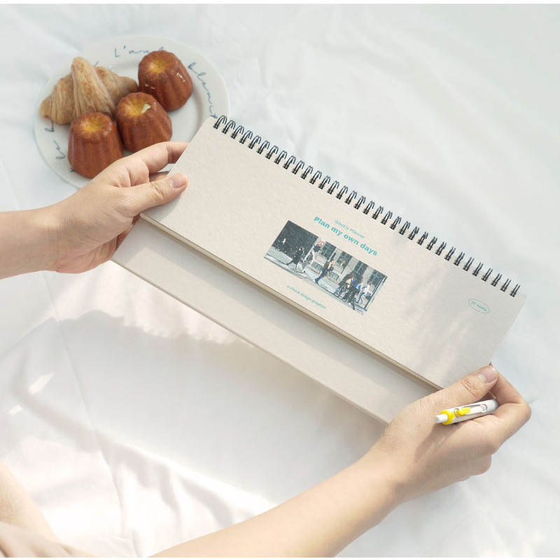 usage example - O-Check Plan My Own Day Undated Weekly Desk Planner usage example - O-Check Plan My Own Day Undated Weekly Desk Planner