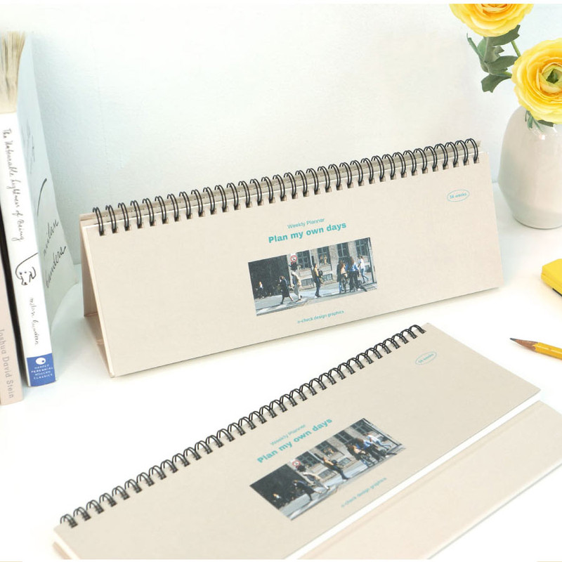 usage example - O-Check Plan My Own Day Undated Weekly Desk Planner usage example - O-Check Plan My Own Day Undated Weekly Desk Planner