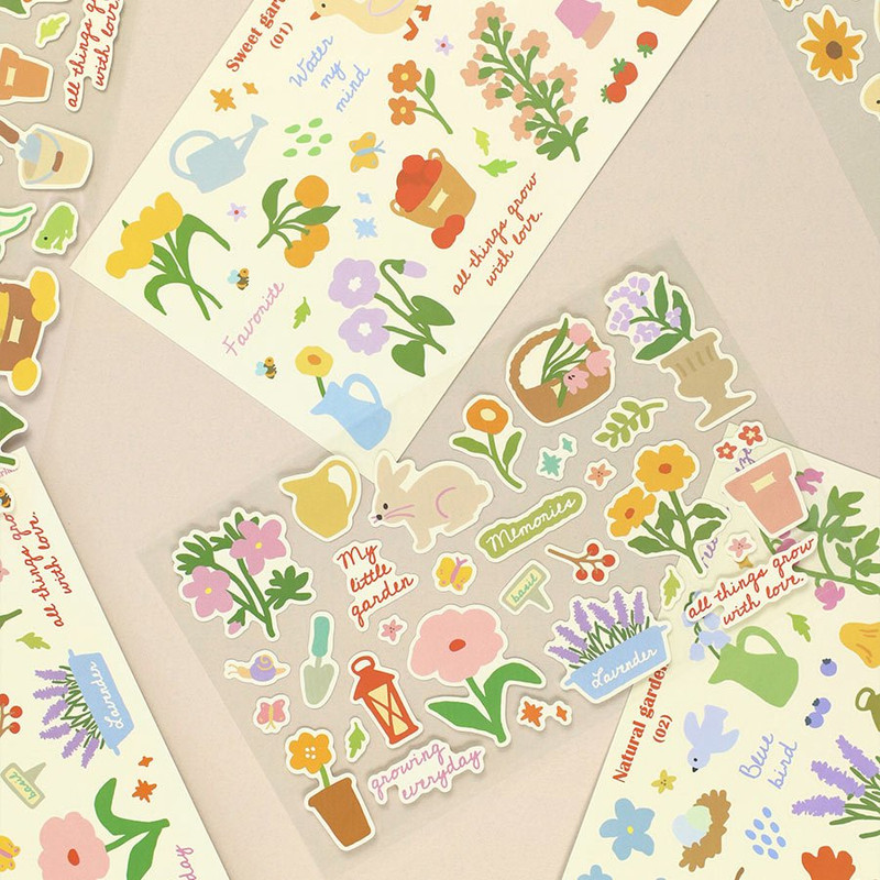 Life Gardening Removable Sticker Pack Life Gardening Removable Sticker Pack