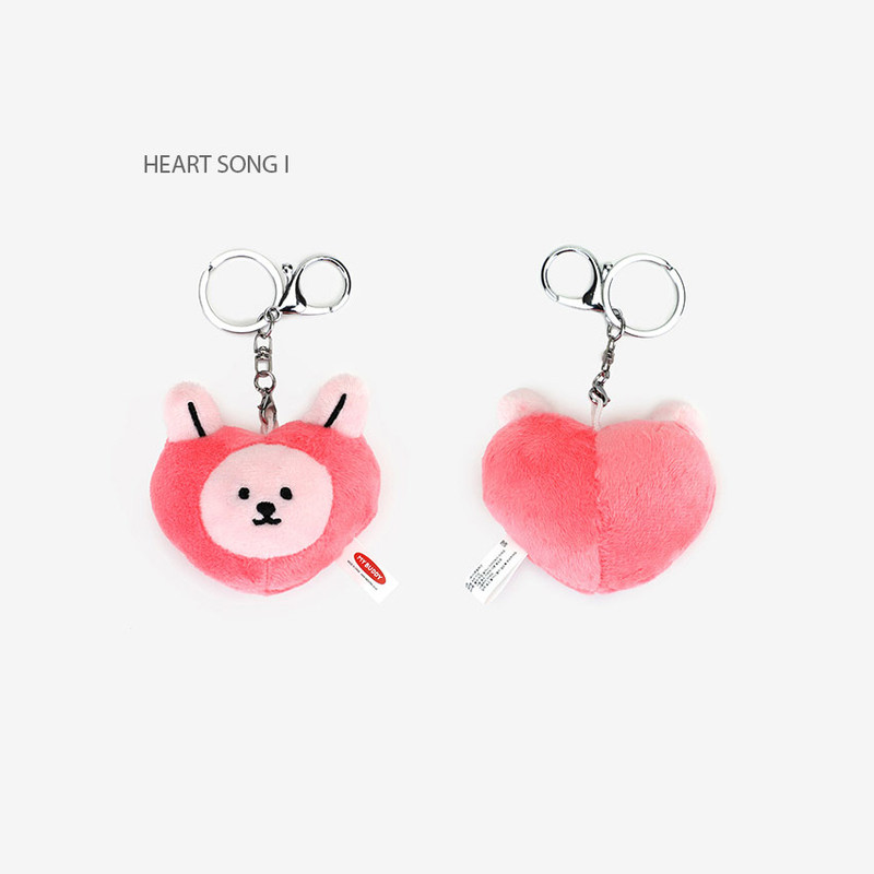 Dailylike My Buddy Heart Song I Plush Keyring Keyclip Dailylike My Buddy Heart Song I Plush Keyring Keyclip