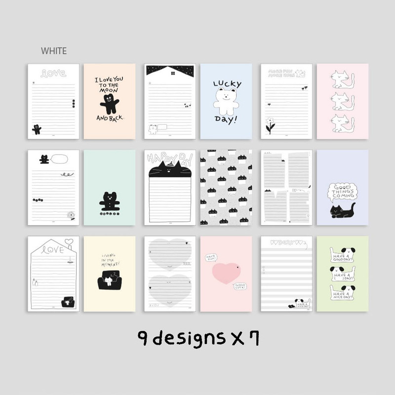 white - ICONIC Doodle B5 Letter Paper Pad 63 sheets white - ICONIC Doodle B5 Letter Paper Pad 63 sheets