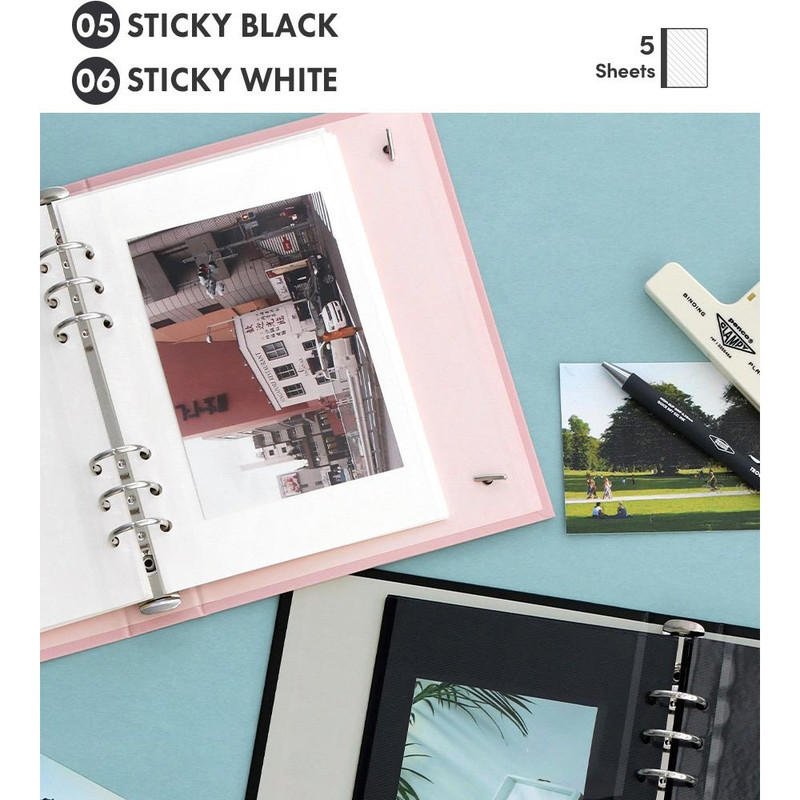 sticky - ICONIC Record On A5 6-Holes Album Sticker Storage Book Refills sticky - ICONIC Record On A5 6-Holes Album Sticker Storage Book Refills
