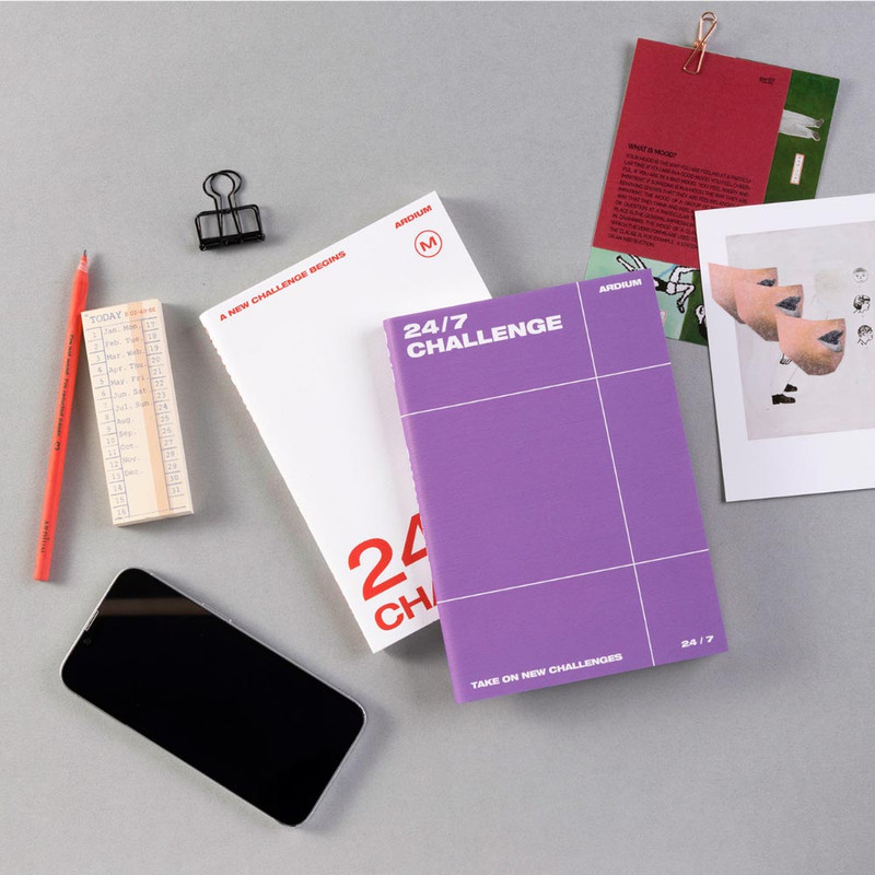 Ardium 24/7 Challenge Medium Lined Notebook Ardium 24/7 Challenge Medium Lined Notebook