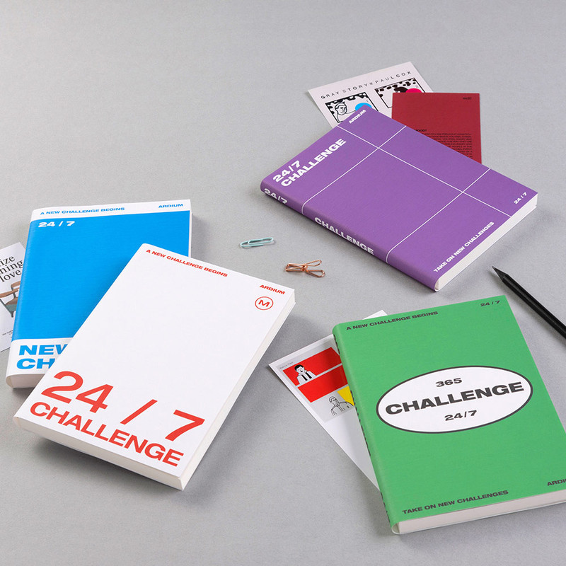 Ardium 24/7 Challenge Medium Lined Notebook Ardium 24/7 Challenge Medium Lined Notebook