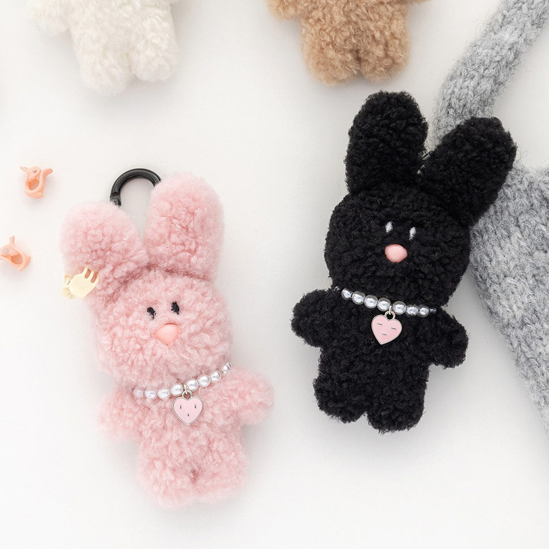 ROMANE Brunch Brother Plush Boucle Keyring ROMANE Brunch Brother Plush Boucle Keyring