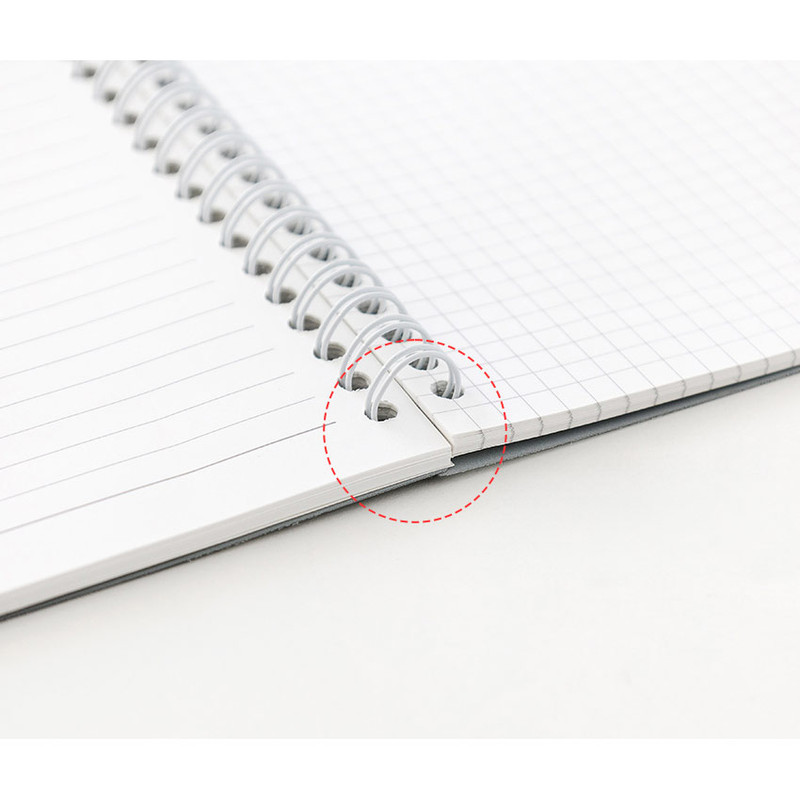 wire binding - ROMANE Brunch Brother B5 PP Cover Lined Grid Notebook wire binding - ROMANE Brunch Brother B5 PP Cover Lined Grid Notebook