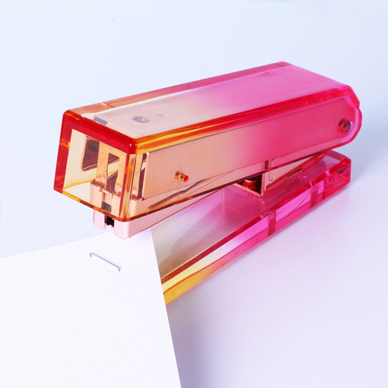 APPREE Twilight Gradation Pink-Yellow Stapler