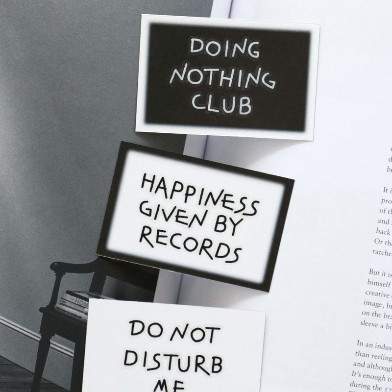 usage example of ICONIC Doodle Black White Alphabet Clear Sticker Pack