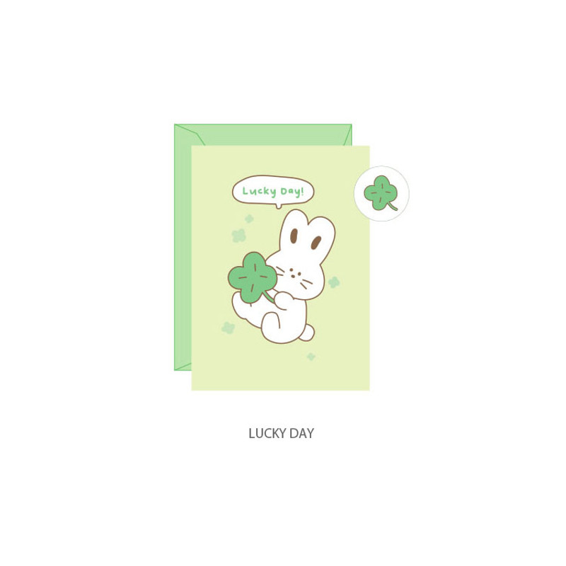 Lucky Day - O-CHECK Warm-hearted Small Card Envelope Set Lucky Day - O-CHECK Warm-hearted Small Card Envelope Set