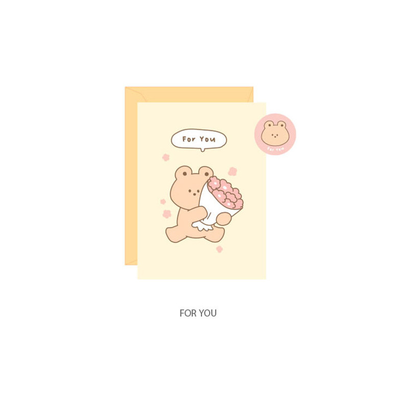 for you - O-CHECK Warm-hearted Small Card Envelope Set for you - O-CHECK Warm-hearted Small Card Envelope Set