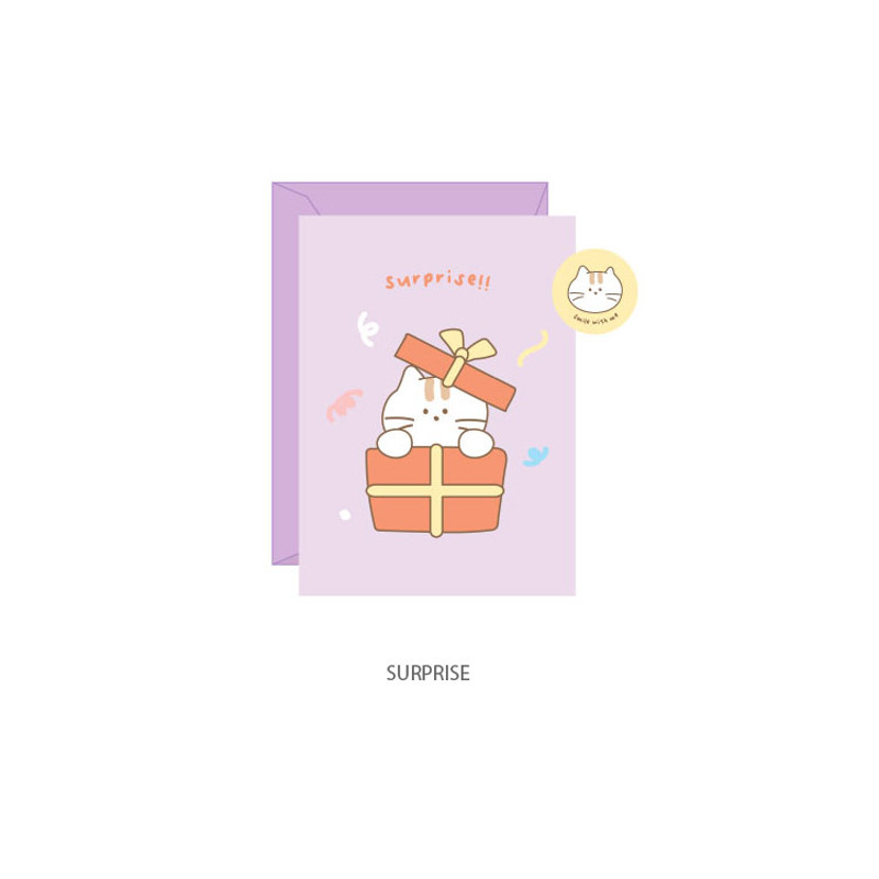 surprise - O-CHECK Warm-hearted Small Card Envelope Set surprise - O-CHECK Warm-hearted Small Card Envelope Set